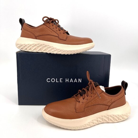 Cole Haan Zerogrand WFA Plaintoe Oxford British Tan Men\'s Size 9 Leather Lace Up main image 7
